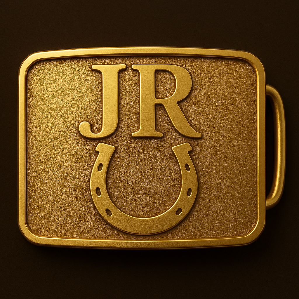 John Ryan Collection Limited Golden Horseshoe Buckle