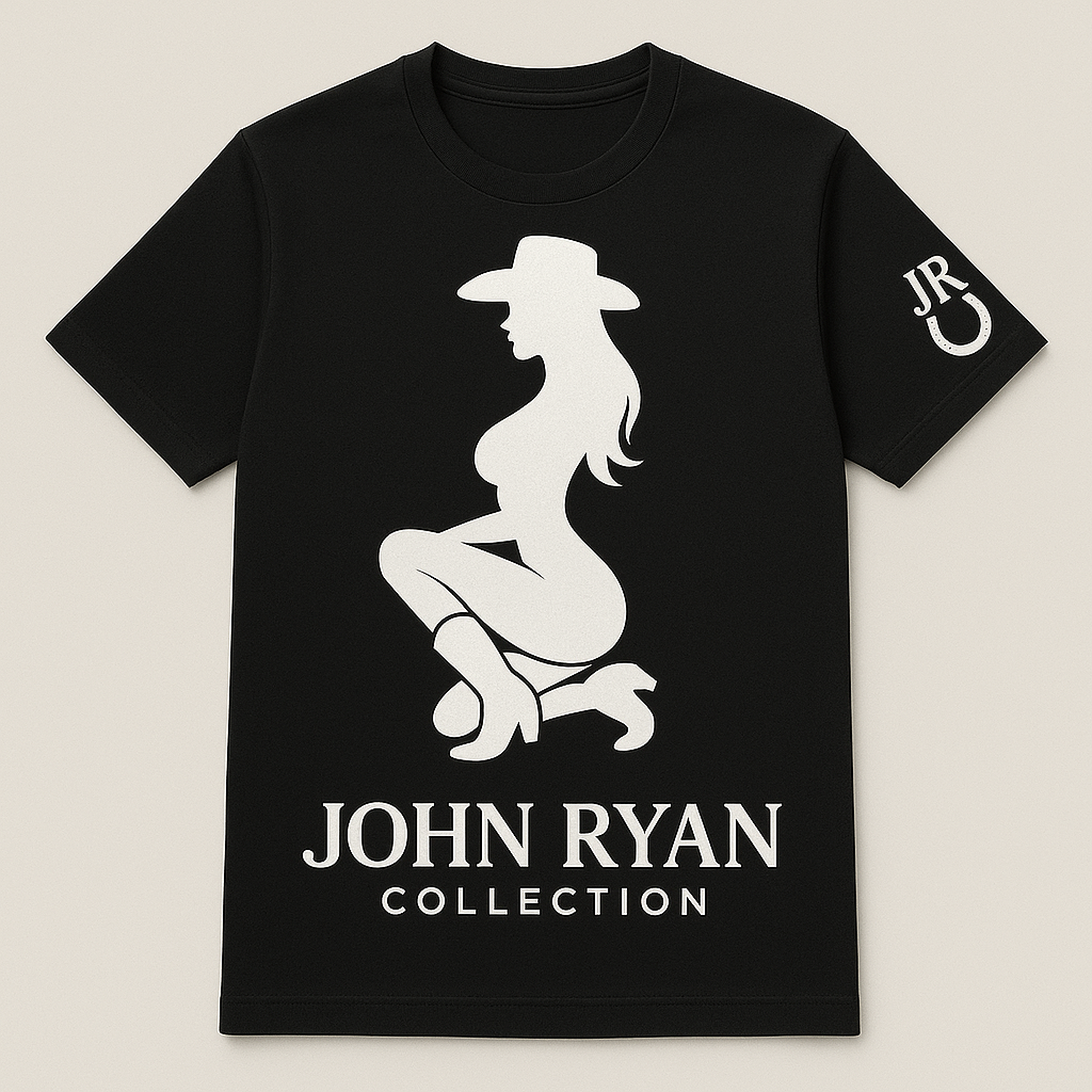 John Ryan Collection Cowgirl Kneeling Tee
