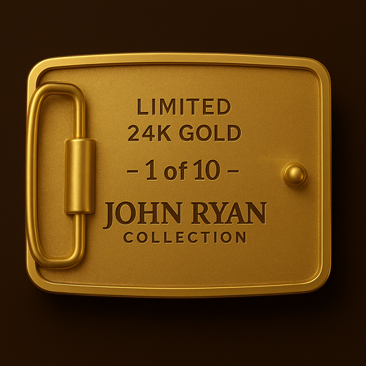 John Ryan Collection Limited Golden Horseshoe Buckle