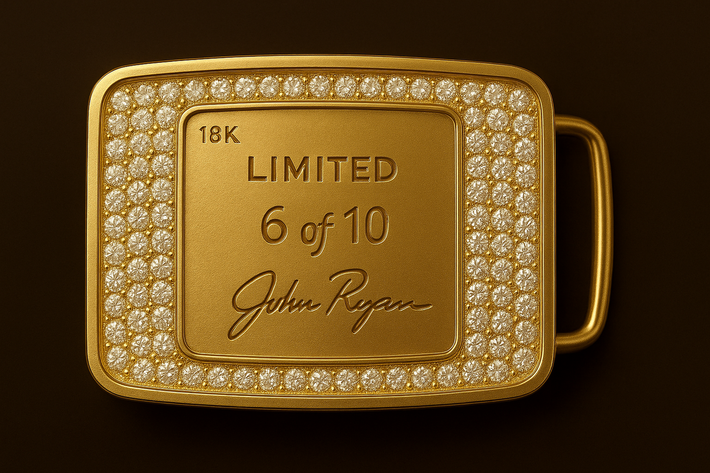 John Ryan Collection Limited Golden Horseshoe Frost Buckle