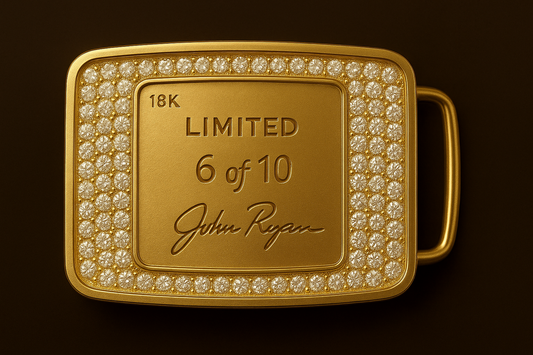 John Ryan Collection Limited Golden Horseshoe Frost Buckle