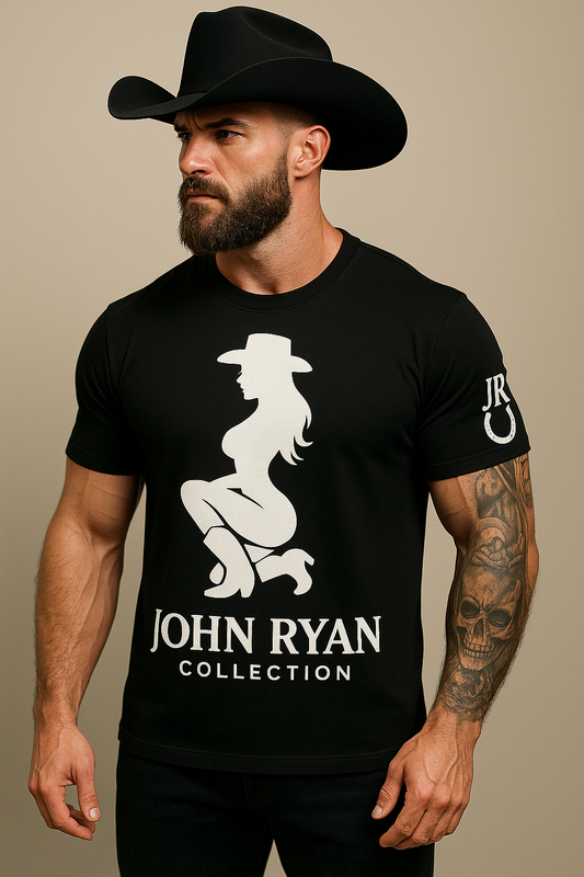 John Ryan Collection Cowgirl Kneeling Tee