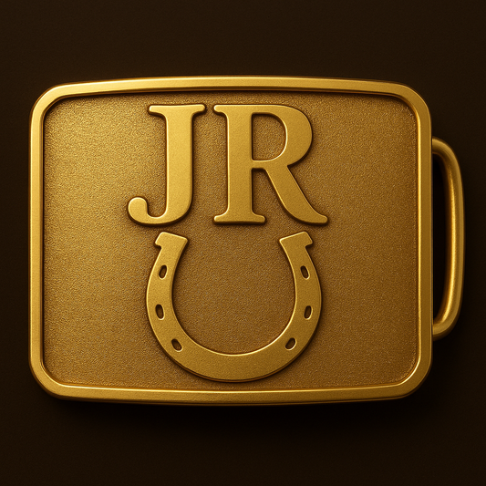 John Ryan Collection Limited Golden Horseshoe Buckle